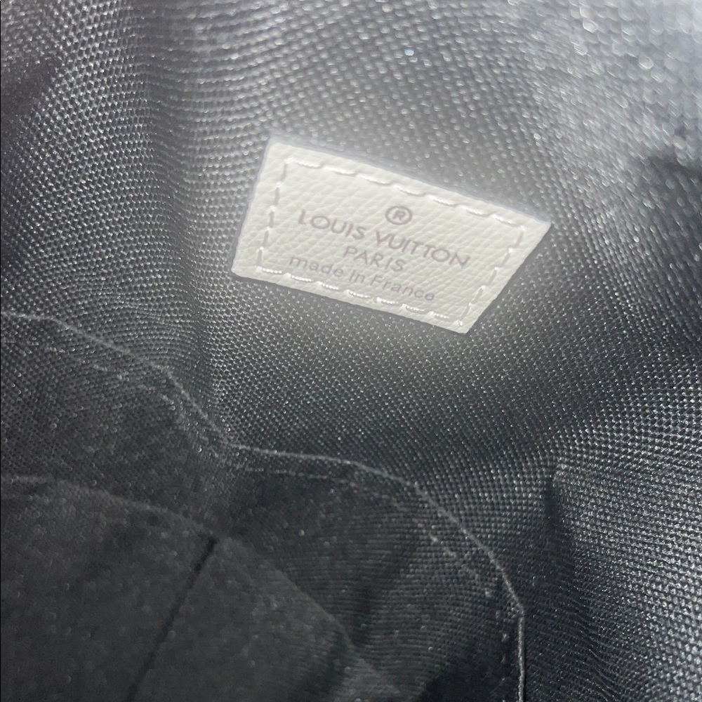 White and Light Gray Monogram Backpack - image 7